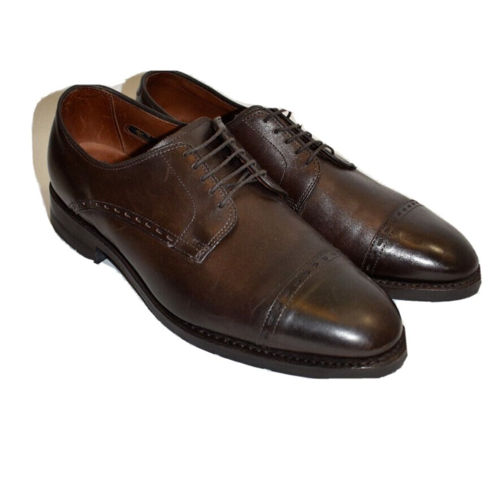Allen Edmonds 'Madison Ave' Size 9 E Dark Brown Leather CapToe Oxford